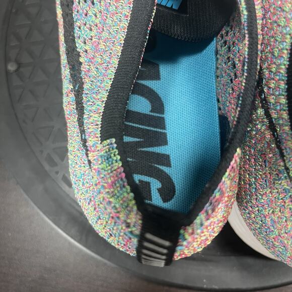 Nike Mens Size 9.5 Flyknit Racer Multi Color 2.0 Running Lace Up Athletic Shoes - Picture 7 of 10